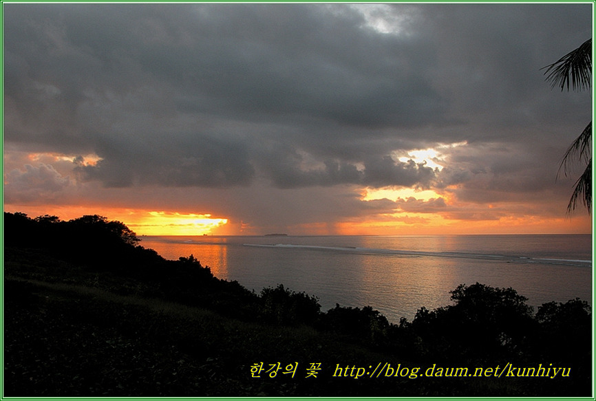 사이판 일몰-한강의 꽃