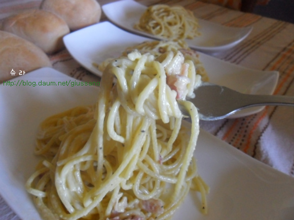 고소한 부드러움~광부들이 사랑한 ♥카르보나라(carbonara)