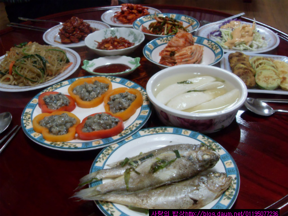 효부 며느리인 동서가 만든 시어머님 생신상차림