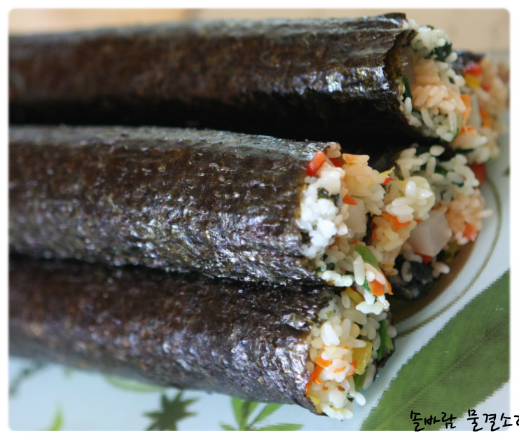 오색김밥 이미지