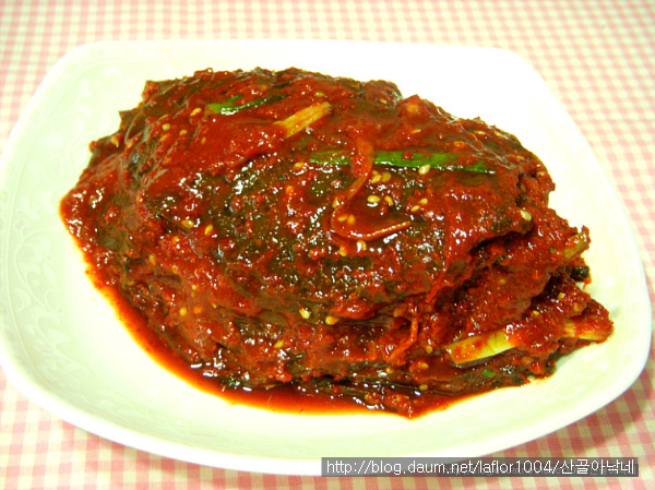 삭힌 단풍콩잎으로 만든 콩잎양념지!~*^^*[품절]