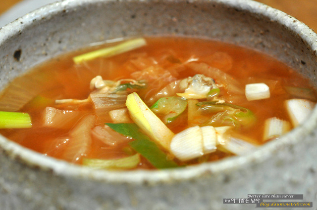 정직한 맛...김칫국