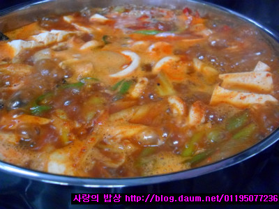 오징어버섯찌개