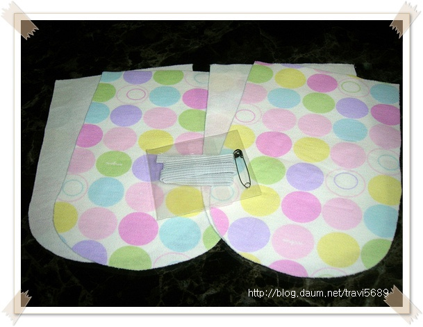 신생아용 스티치 손싸개 만들기