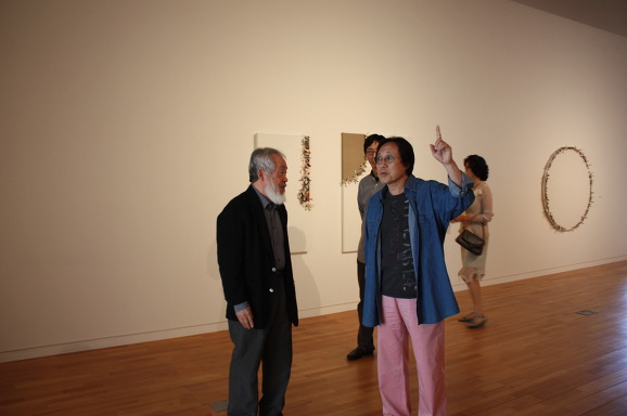 “작가 재조명-신성희, 한순자”展  오프닝 날