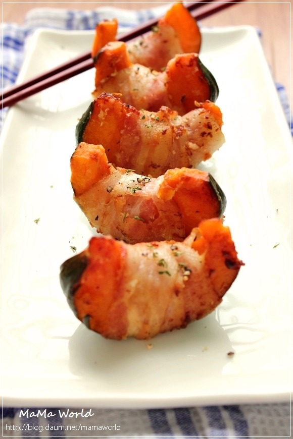 베이컨말이 단오학 마우리