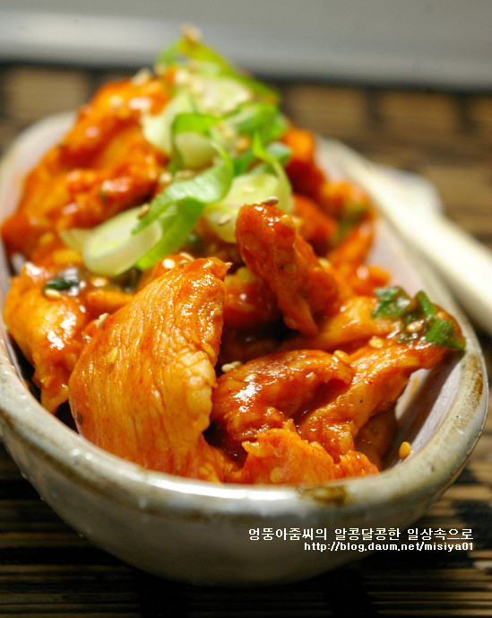 닭가슴살로 두가지맛 닭불고기 만들기