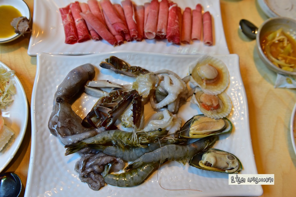용인맛집 곰솔마루본점 샤브샤브&샐러드바 