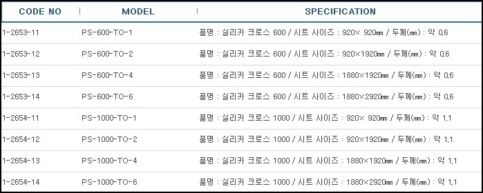 실리카크로스,SILICA CLOTHS