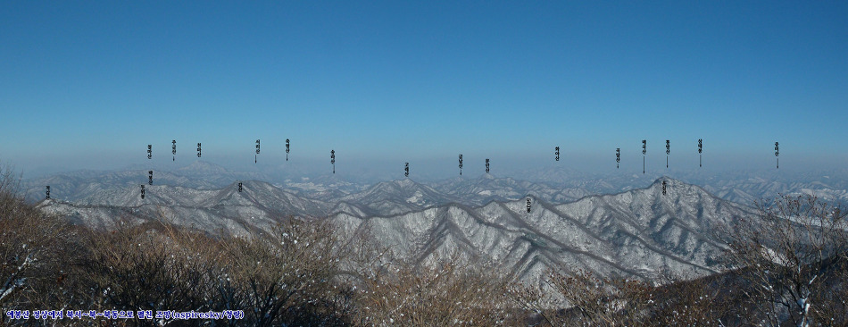 2012.12.30  운길산 예봉산 송년산길....