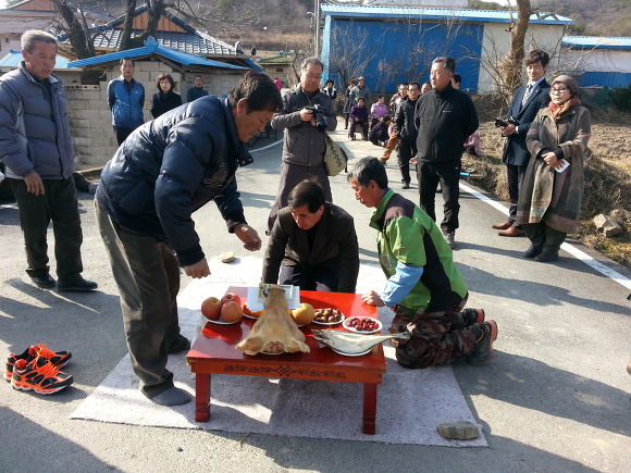 2015년 고경면 상덕리 줄당기기