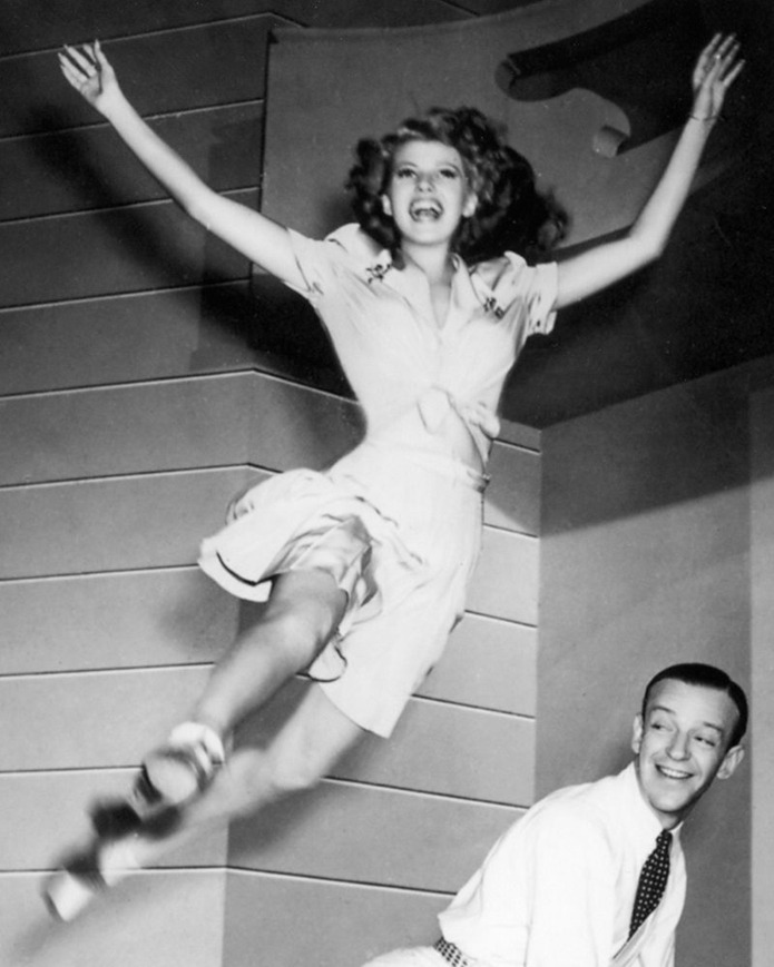Rita Hayworth Jumps In The Line