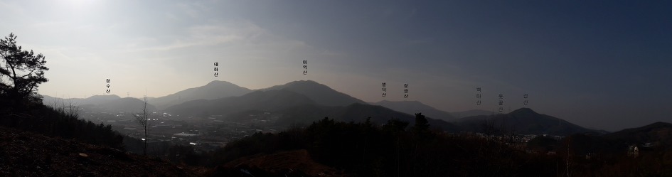이천 양각산에서 해룡산 산길이 어려웠다(2019년2월24일)