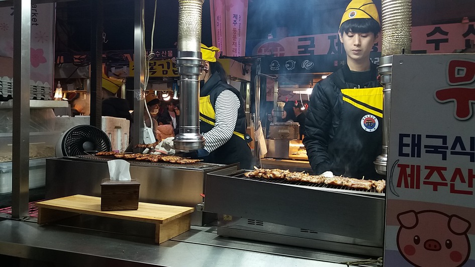 제주  야간여행  동문재래시장  야시장  먹거리