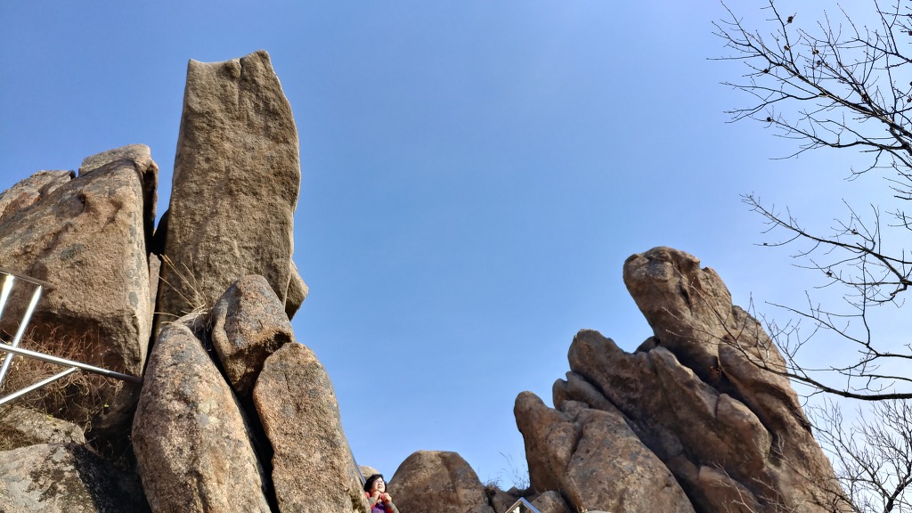 서산 팔봉산에서