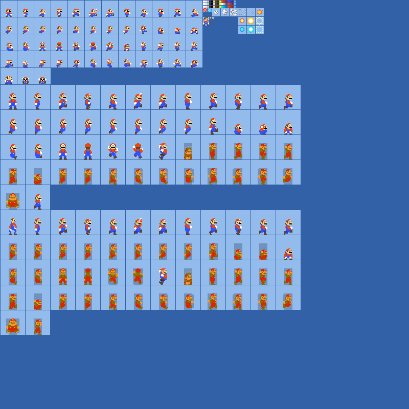 SMB1 모던 마리오 도트/SMB1 Modern Mario Sprite